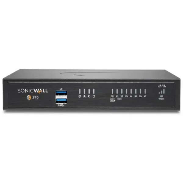 SonicWall TZ370 8 Port Advanced Edition 1-Year License Firewall